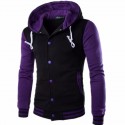 Jaquete Esporte Colegial Masculino Moletom Casual de Inverno