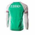 Camiseta Slim Fit Casual Masculina Verde Manga Longa Esporte Básica