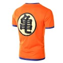 Camiseta T Dragon Ball Tematica Anime Masculino Laranja Casual Mestre