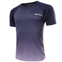 Shirt Sport Degrade Slim Fit Men's Casual Top T Thin