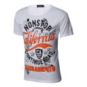 Camiseta California Estampada Motoqueiro Masculino Casual