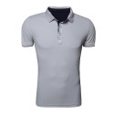 Camiseta Gola Polo Básica Lisa Casual Esporte Masculina Manga Curta