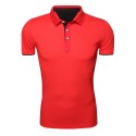 Camiseta Gola Polo Básica Lisa Casual Esporte Masculina Manga Curta