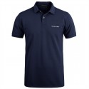 Camiseta Polo Esporte Lisa Masculina Casual com Botão Slim Fit