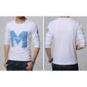 Stamped shirt Men's Slim Fit Long Sleeve M Metro