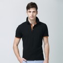 Camiseta Polo Básica Lisa Masculina Casual Slim Fit Elegante Branca