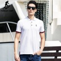 Camiseta Pólo Branca Social Esporte Fino Masculina Elegante Casual