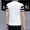 Polo Striped Thin Sport Casual Male English Gola