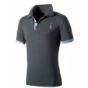 Polo shirt Slim Fit Sport Thin Men's Casual Summer Lisa