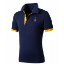 Polo shirt Slim Fit Sport Thin Men's Casual Summer Lisa