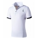 Polo shirt Slim Fit Sport Thin Men's Casual Summer Lisa