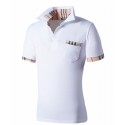 Polo shirt Slim Fit Sport Thin Men's Casual Summer Lisa