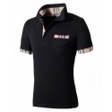 Camiseta Pólo Slim Fit Esporte Fino Masculino Casual Lisa de Verão