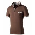 Polo shirt Slim Fit Sport Thin Men's Casual Summer Lisa