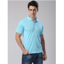 Camiseta Pólo Lisa Básica Casual Masculina Esporte Fino Slim Fit