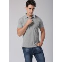 Camiseta Pólo Lisa Básica Casual Masculina Esporte Fino Slim Fit