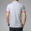 Polo shirt Mandarin Sport Thin Men's Casual Long Sleeve