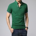 Polo shirt Mandarin Sport Thin Men's Casual Long Sleeve