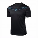 Camiseta T Esportiva Treino Academia e Futebol Vermelha Masculina Fina