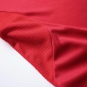 Camiseta T Esportiva Treino Academia e Futebol Vermelha Masculina Fina