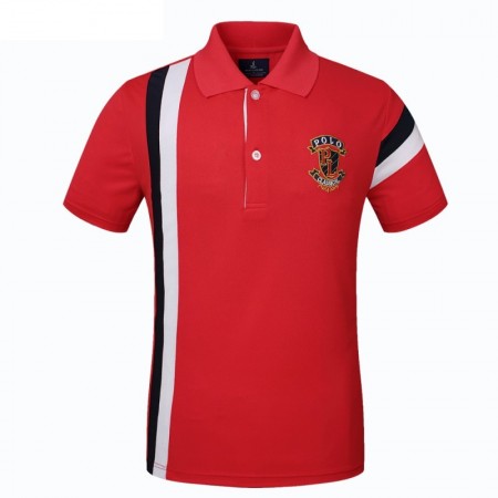 Camisa Pólo Golf Masculina Azul Marinho Elegante Esporte Fino de Listrada