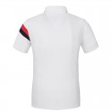 Men's Golf Polo Shirt Navy Elegant Thin Sport Striped