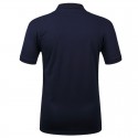 Men's Golf Polo Shirt Navy Elegant Thin Sport Striped