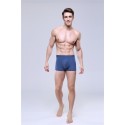 Cueca Boxer Azul Marinho Masculina Lisa Básica Praia Moda Intima