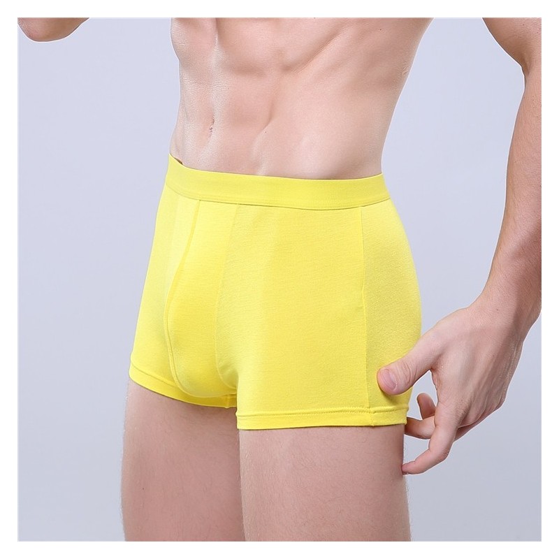 Boxershorts Yellow Men Lisa Basic Beach Fashion Intima - Suldest