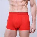 Cueca Boxer Vermelha Masculina Lisa Básica Praia Moda Intima