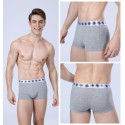 Cueca Boxer Cinza Masculina Lisa Básica Calvin Bordada Diversas Cores Sol