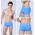 Cueca Boxer Azul Masculina Lisa Básica Calvin Bordada Diversas Cores Sol