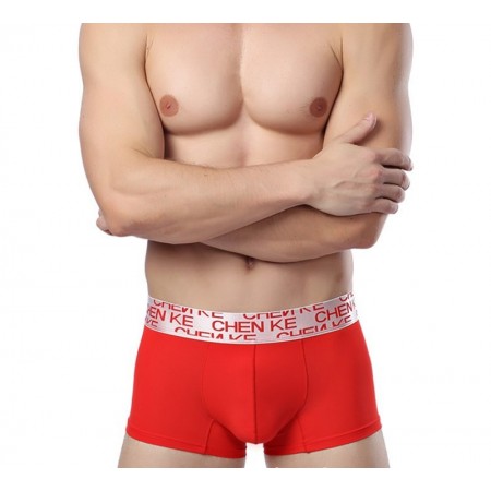 Cueca Boxer Vermelha Masculina Branca Lisa Sex Confortável Bonita Varias Cores
