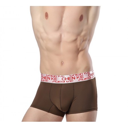 Cueca Boxer Marrom Masculina Branca Lisa Sex Confortável Bonita Varias Cores