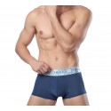 Cueca Boxer Azul Marinho Masculina Lisa Sex Confortável Bonita