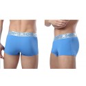 Cueca Boxer Azul Masculina Lisa Sex Confortável Bonita