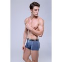 Underwear Navy Blue Men's Boxer Breathable Fashion Sex Stretchable Fiber