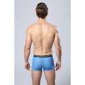 Cueca Boxer Azul Masculina Respiravel Fashion Sex de Fibra Esticavel