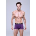 Underwear Purple Boxer Breathable Fashion Sex Stretchable Fiber