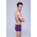 Cueca Boxer Roxa Masculina Respiravel Fashion Sex de Fibra Esticavel