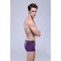Underwear Purple Boxer Breathable Fashion Sex Stretchable Fiber