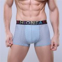 Cueca Boxer Azul Céu Masculina Respiravel Fashion Sex de Fibra Esticavel