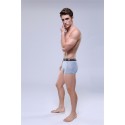 Cueca Boxer Azul Céu Masculina Respiravel Fashion Sex de Fibra Esticavel