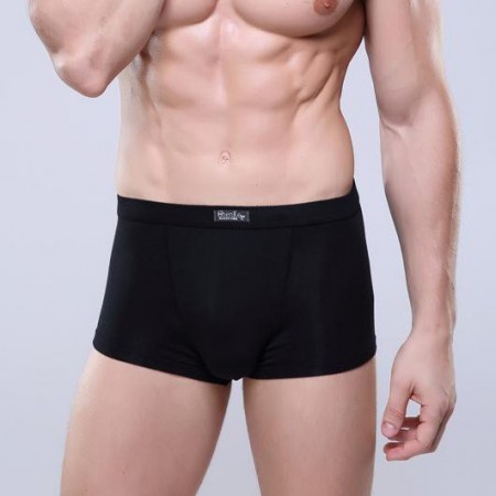 Cuecas Boxer Preta Limpa Básica Masculina Sex Verão Praia Confortável