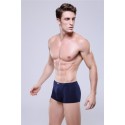 Boxer Briefs Navy Blue Clean Basic Men Sex Summer Beach Comfortable