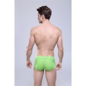 Boxer Briefs Green Clean Basic Men Sex Summer Beach Comfortable