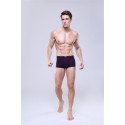 Boxer Briefs Purple Clean Basic Men Sex Summer Beach Comfortable