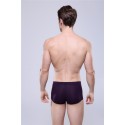 Boxer Briefs Purple Clean Basic Men Sex Summer Beach Comfortable