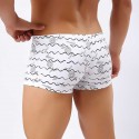 Boxer underwear White Sex Stamped Men's Fashion Fun Sunga Beach