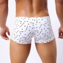 Boxer underwear White Sex Stamped Men's Fashion Fun Sunga Beach